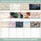 bloom daily planners 2025-26 Academic Hanging Calendar, 11" x 17", Seasonal
